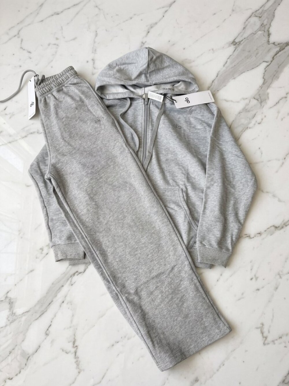 Gray ALO Full-Zip Set BRAND NEW